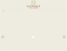 Tablet Screenshot of glendaleciviccenter.com